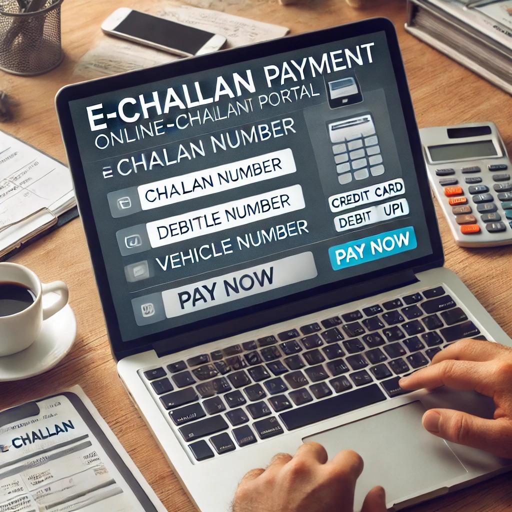 HOW TO PAY E CHALLAN ONLINE IN INDIA